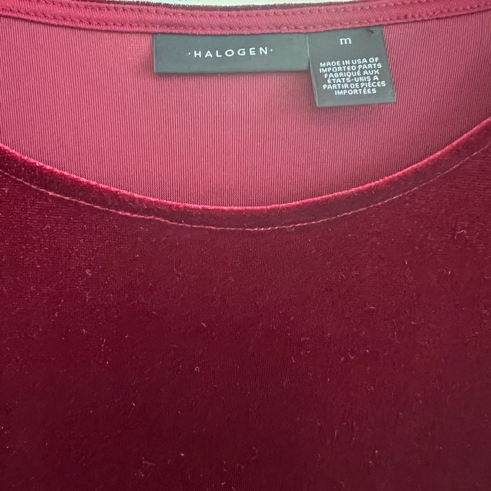 Halogen Velvet Top - M - Picture 6 of 7